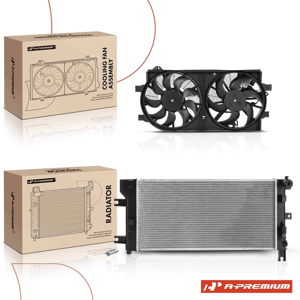 2X Radiator & Dual Cooling Fan Kit for Nissan Leaf (2013)