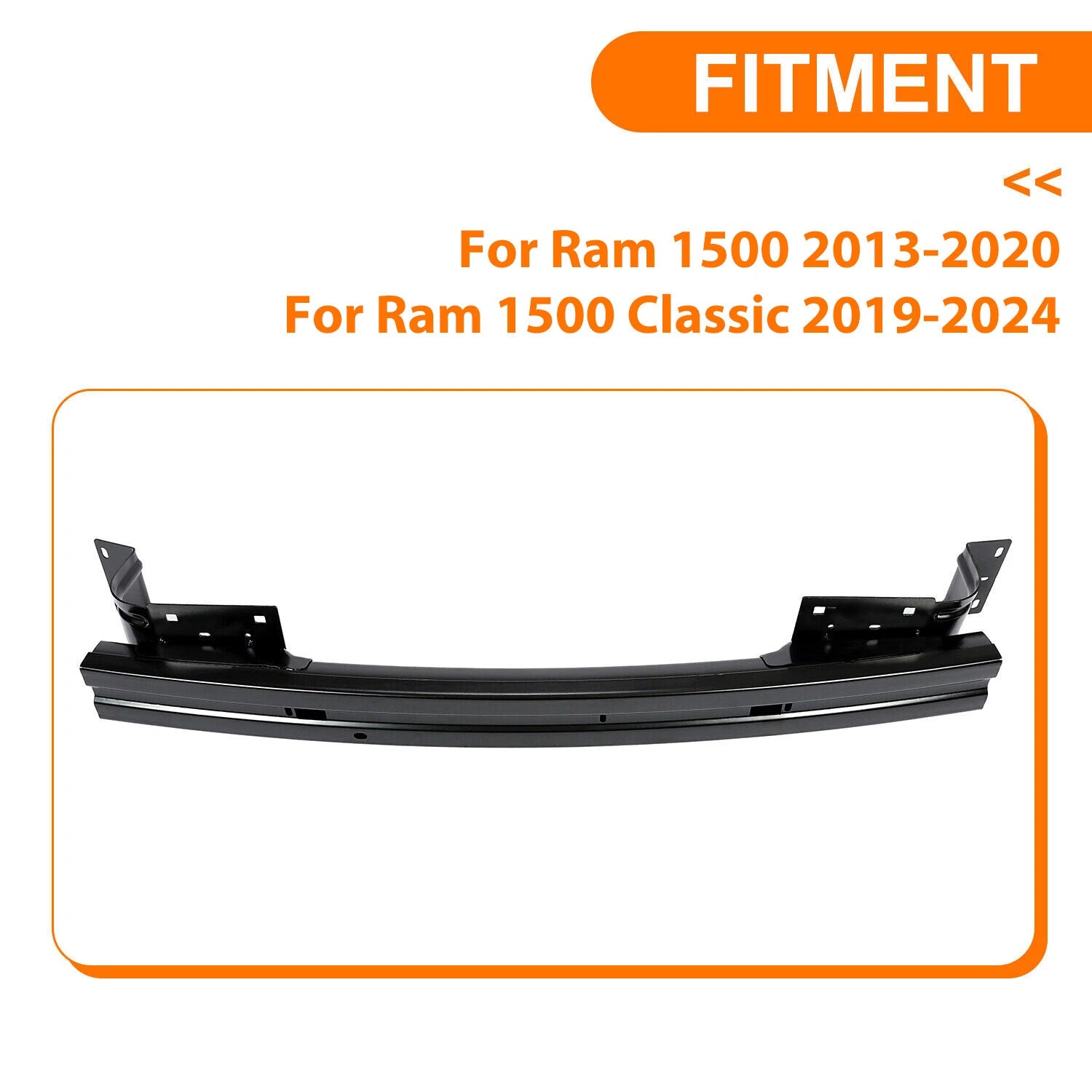 Front Bumper Impact Bar Reinforcement Beam for Dodge Ram 1500 (2013–2024)