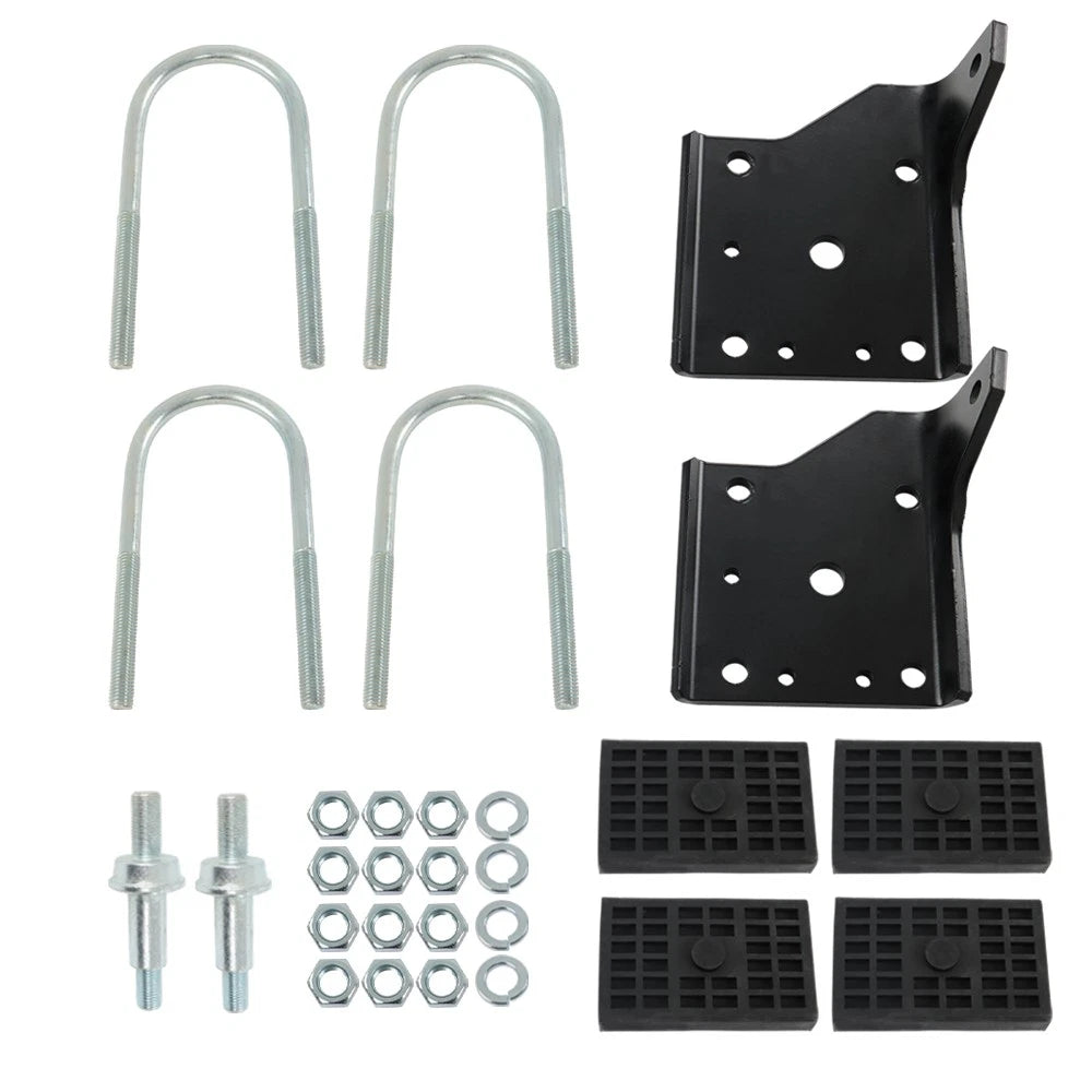 12pc Multi Leaf Shock Plate Kit for Camaro Firebird Nova 