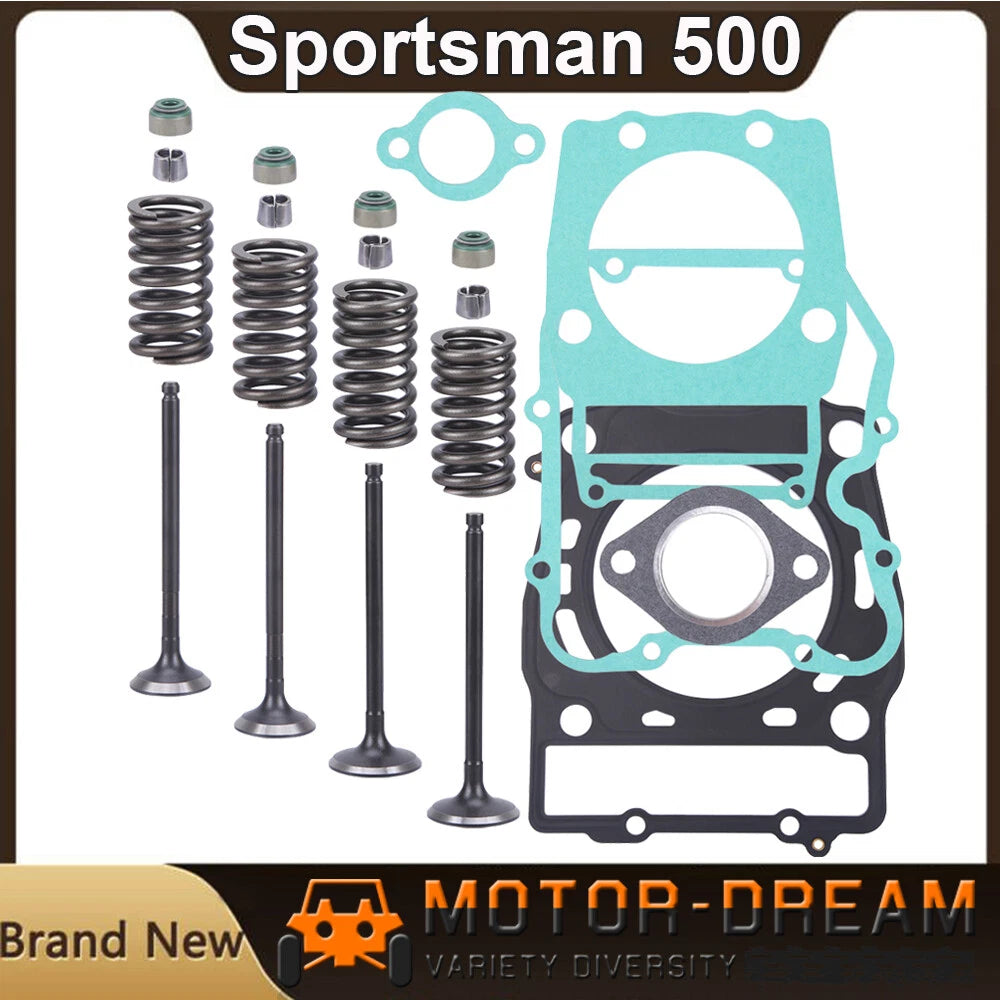 Cylinder Head Valve Spring Collet Gasket Kit for Polaris Sportsman 500 (1996–2013)