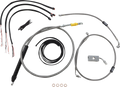 LA Choppers Handlebar Cable/Brake Line Kit for Harley Davidson (18")