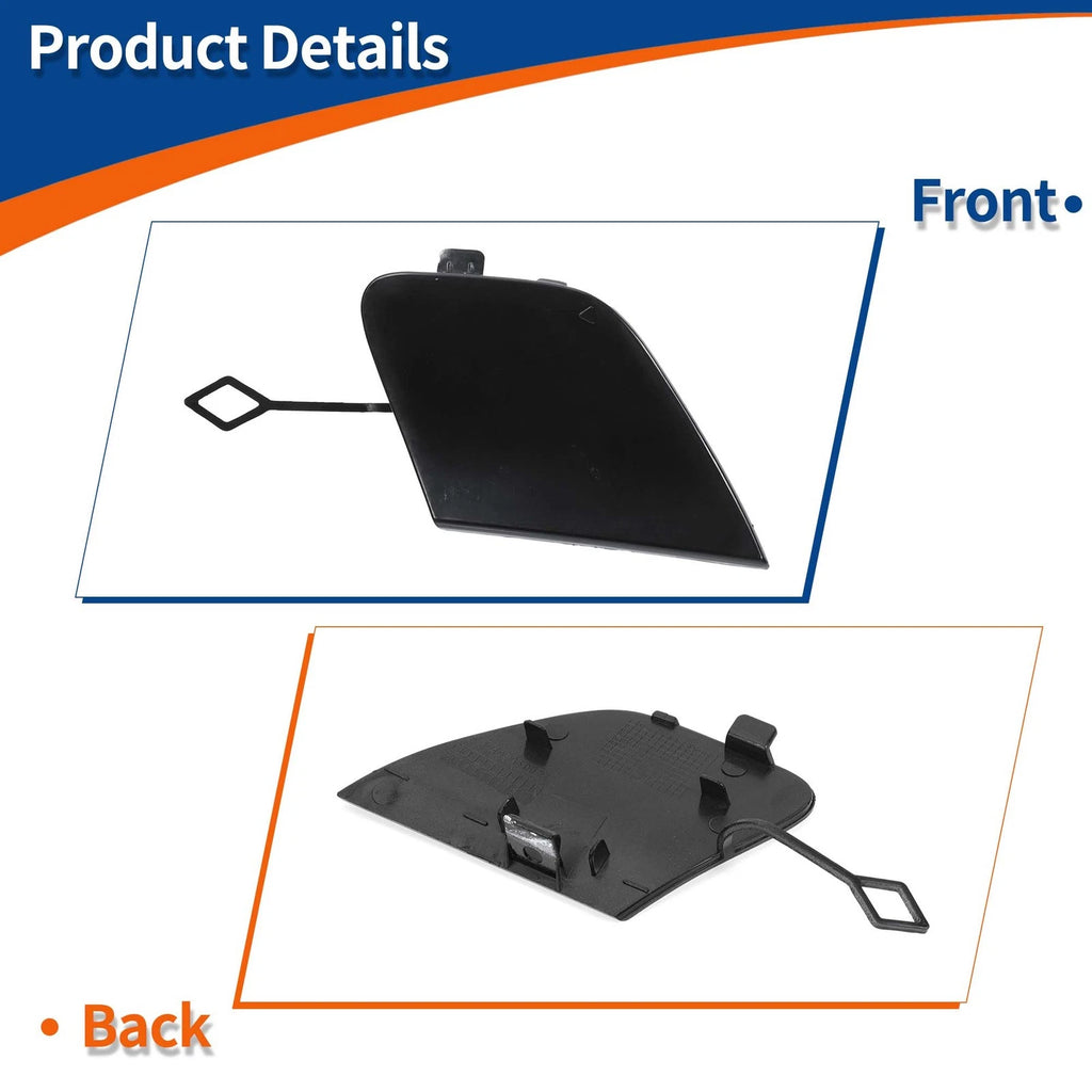 Rear Car Bumper Tow Hook Cover for Mercedes-Benz E W213 (2017–2023) No.A2138850022 Unpainted