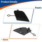 Rear Car Bumper Tow Hook Cover for Mercedes-Benz E W213 (2017–2023) No.A2138850022 Unpainted