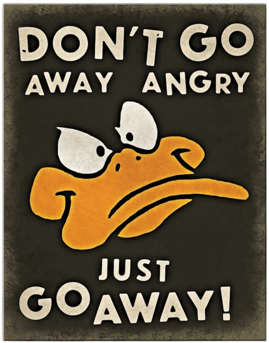 Daffy Duck Metal Sign for Man Cave (Vintage Retro) 2882