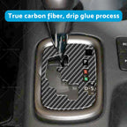 Carbon Fiber Gear Shift Sticker Trim for Toyota Hilux Revo (2015–2023) RHD