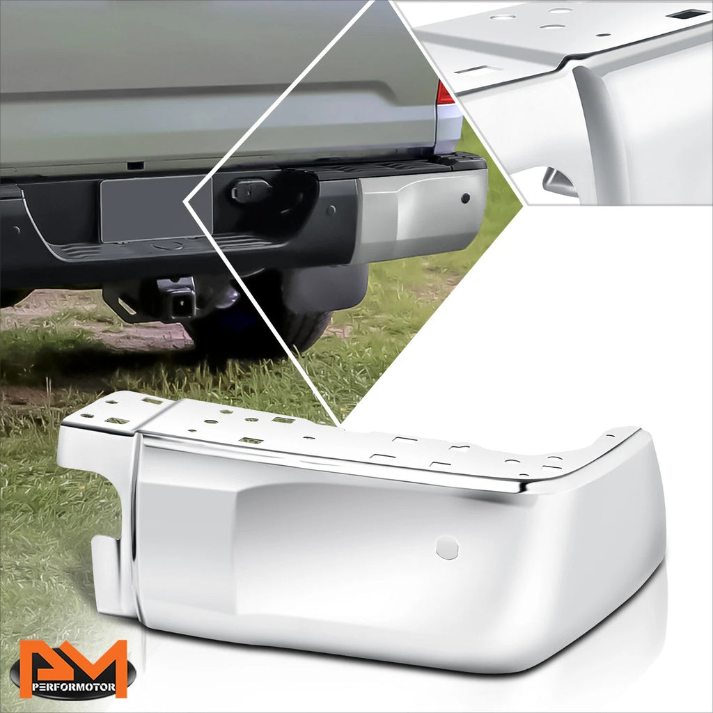 Rear Right Bumper End Cap for Toyota Tundra (2014–2021) w/ Parking Sensor Holes