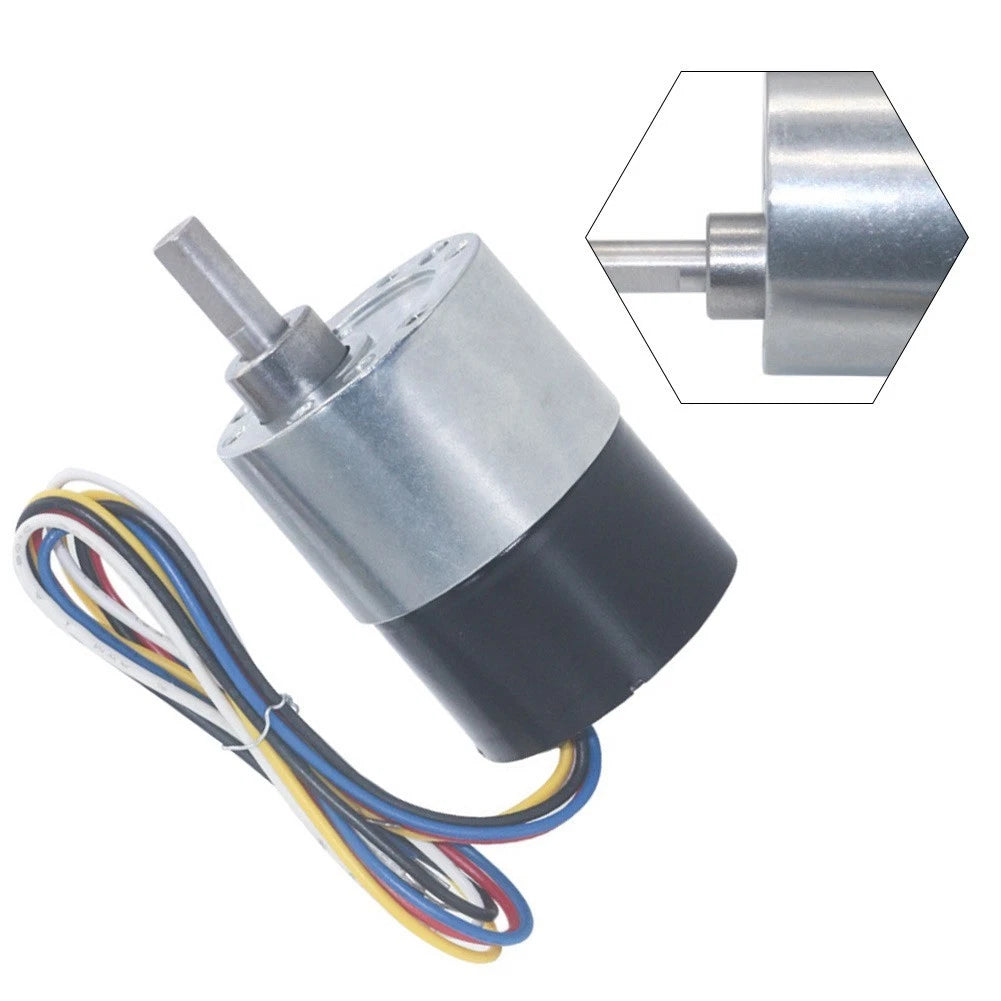 Brushless Geared Motor JGB37 3525 12V for Smart Furniture Automation