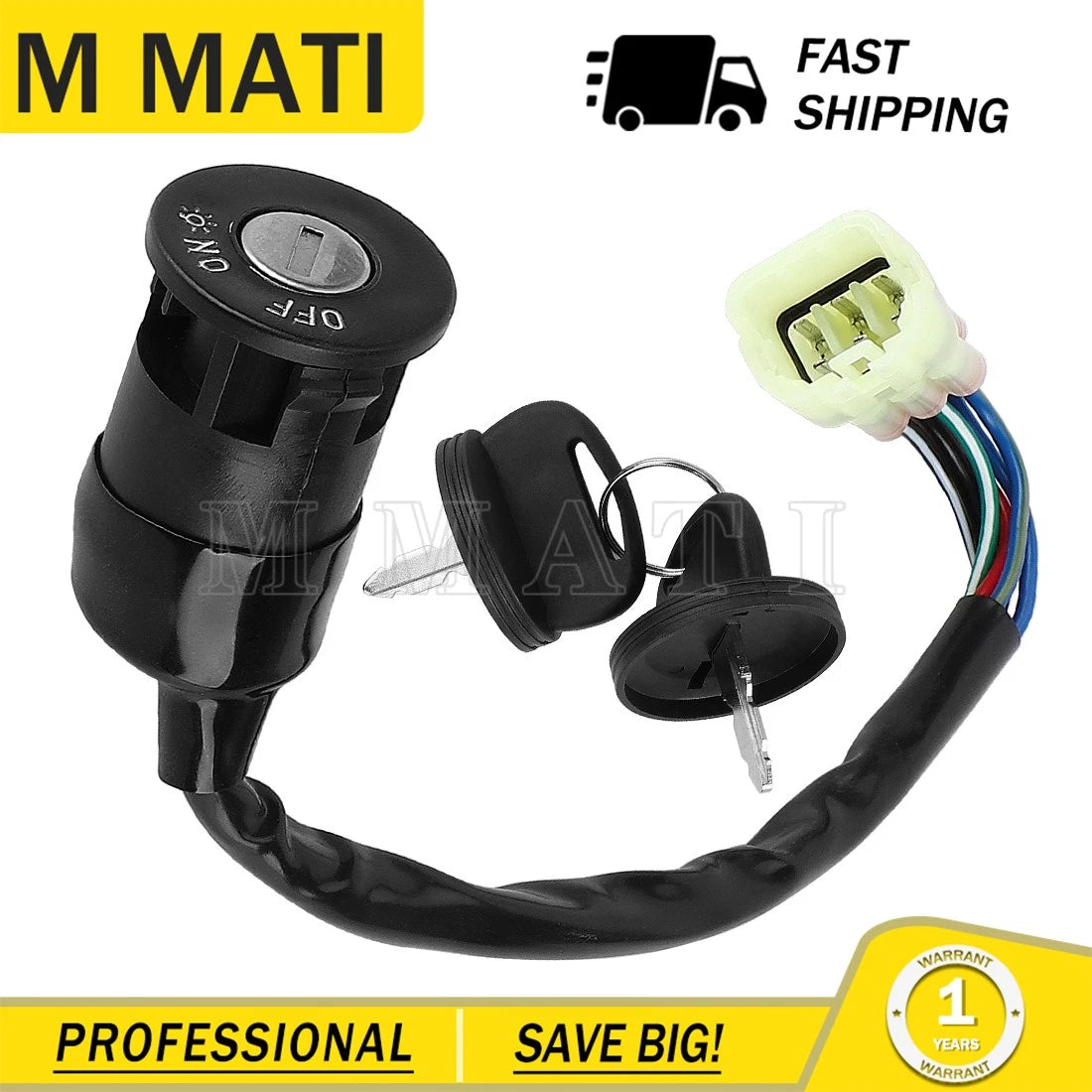 Ignition Key Switch for Bombardier Can-Am (A3510016600A)