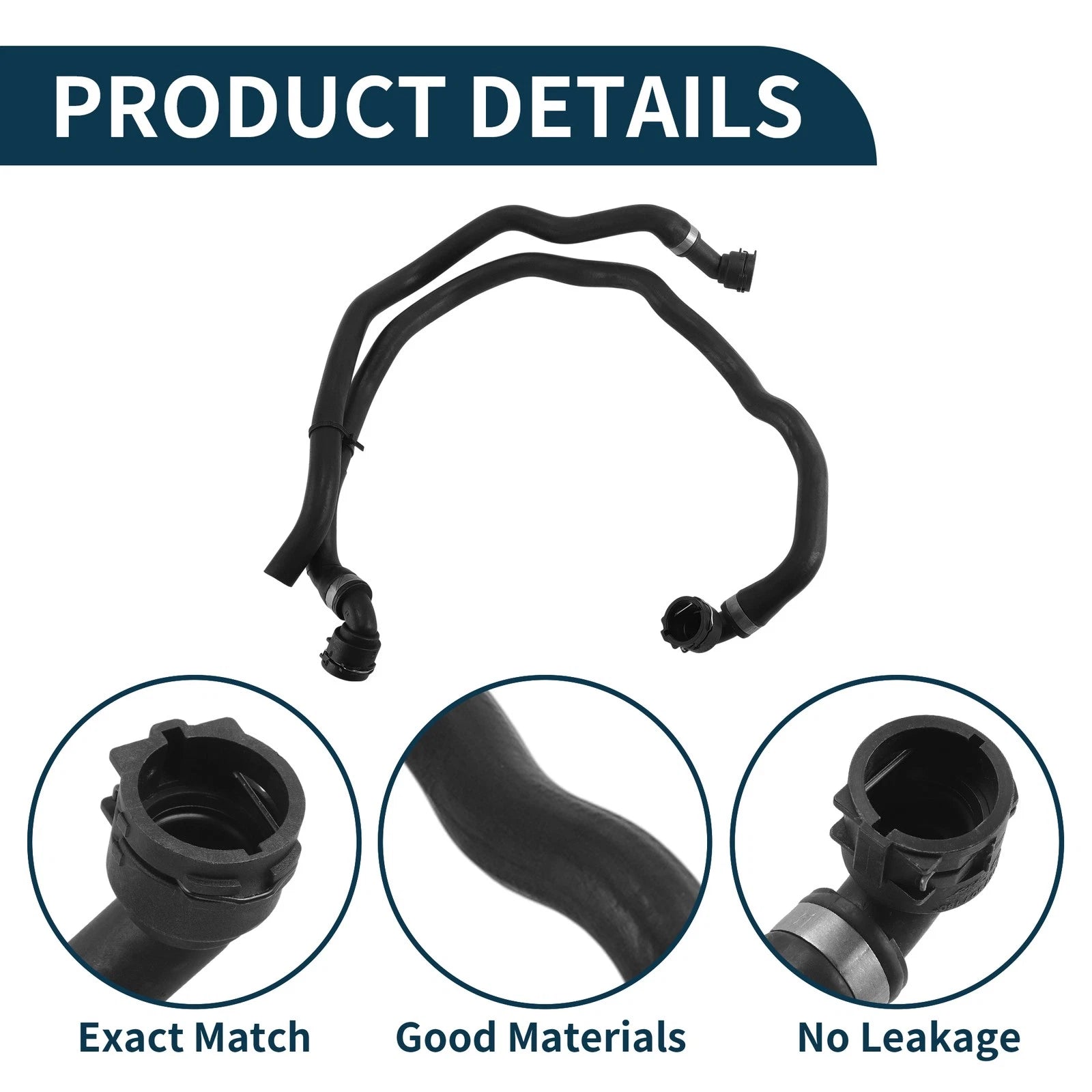 Radiator Hose for BMW X1 2.0L (2012–2015) No. 64219239779 Plastic