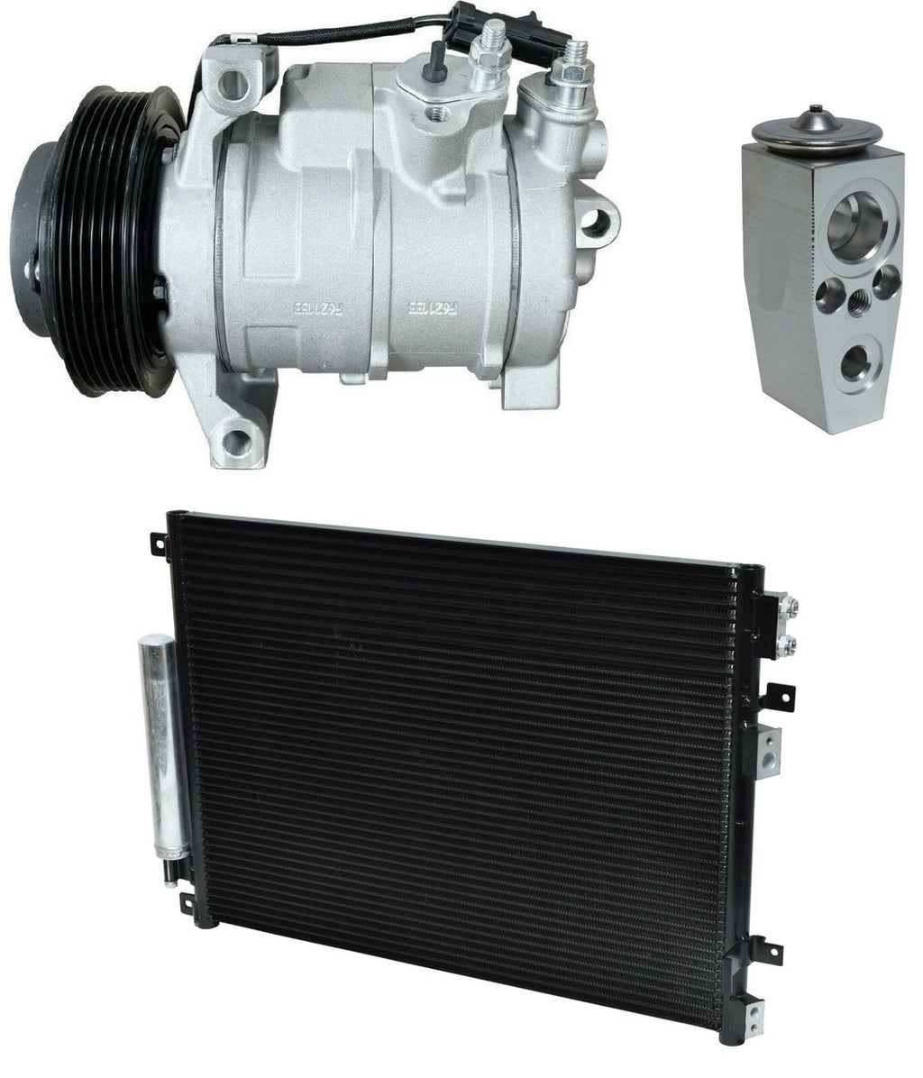 AC Compressor Kit With Condenser for Dodge Challenger 5.7L (2011–2014)