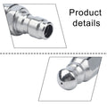7-Jet Drain Jetter Nozzle for 14 Inch Pressure Washer Hose (5000 PSI)