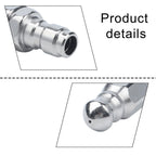 7-Jet Drain Jetter Nozzle for 14 Inch Pressure Washer Hose (5000 PSI)