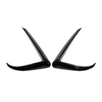 Front Fog Light Eyebrow Cover Trim for Tesla Model 3 (2017-2022) Black
