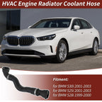Set of 2 Engine Upper & Lower Radiator Coolant Hoses for BMW 530i 525i (2001–2003)