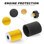 Air Filter, Oil Filter, Spark Plug Kit for Yamaha Golf Cart G2 G5 G8 G9 G11 (1985–1995)