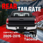 Rear Tailgate for Toyota Tacoma (2005-2015) Painted Black Steel