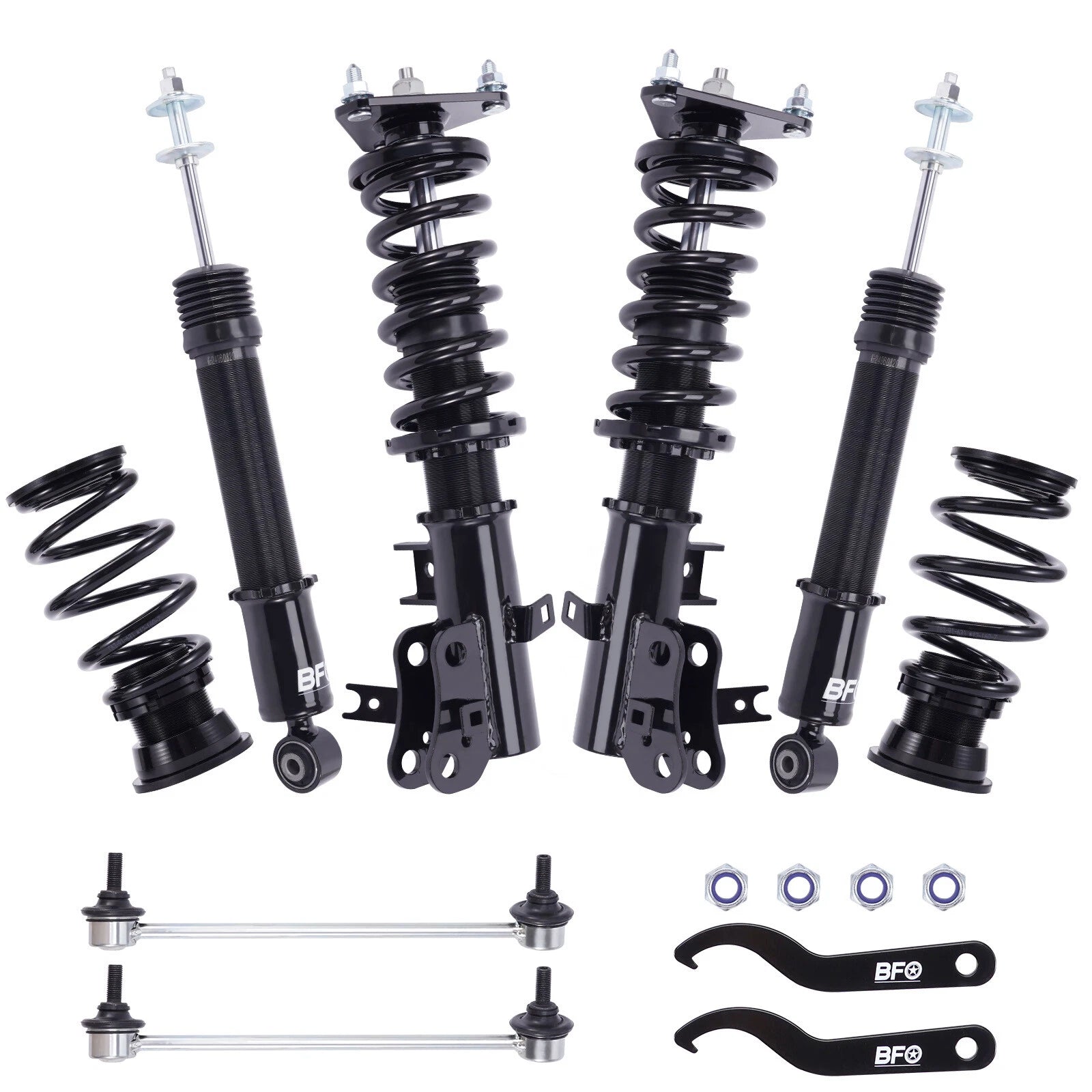 Adjustable Coilover Lowering Suspension Kit for Honda Civic (2012–2015)