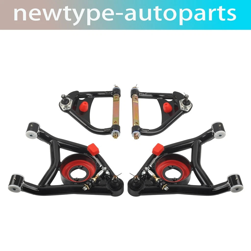 Set of 4 Tubular Control Arms for Chevrolet El Camino (1964–1972)