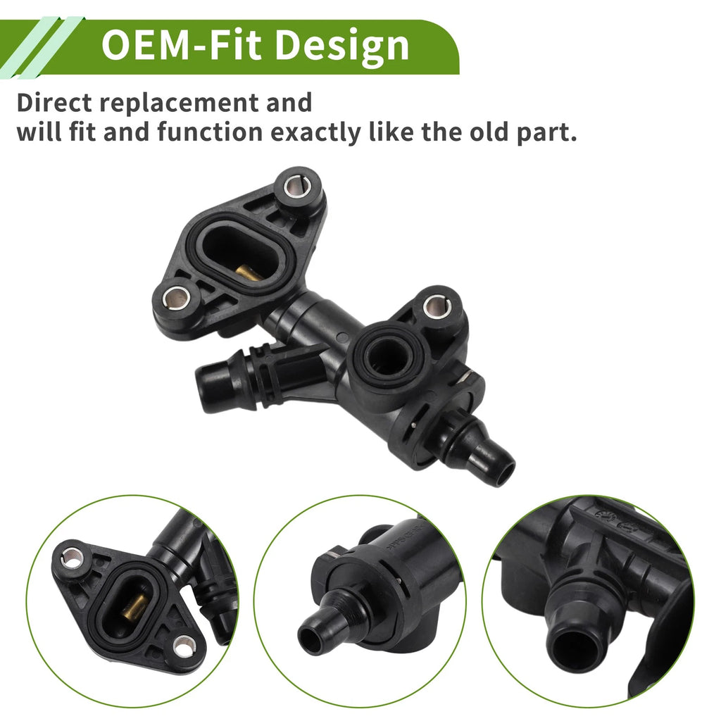 Engine Coolant Thermostat Housing Assembly for BMW 535i, 750i (2011–2016)