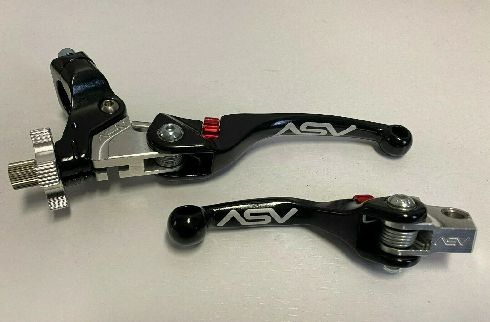2X Unbreakable Black Folding Brake and Clutch Levers for KX 250F 450F (2013–2023)