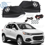 Set of 2 Front Fog Lights Lamps Assembly for Chevy Trax (2017–2021)
