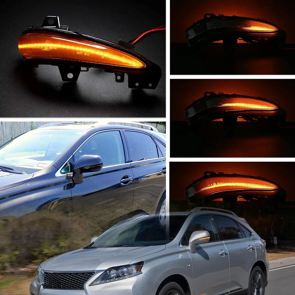 Smoked LED Side Mirror Signal Light for Lexus RX350 RX450H (2009–2015)