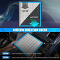 HEPA Cabin Air Filter for Chevrolet Silverado 1500 2019–2022, 2500 2020–2022