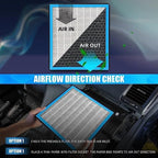 HEPA Cabin Air Filter for Chevrolet Silverado 1500 2019–2022, 2500 2020–2022