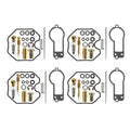 Set of 4 Carburetor Rebuild Kits for Honda CB750F/CB750K (1977–1978)