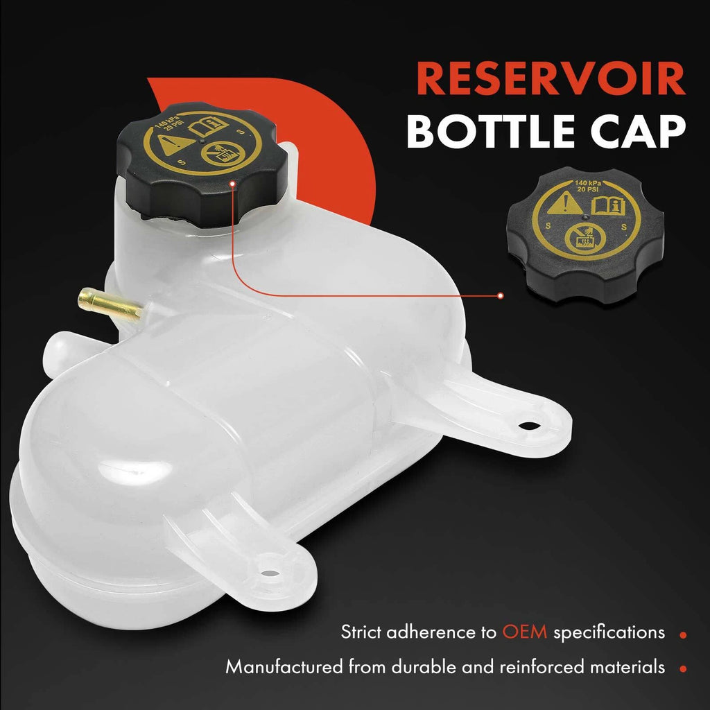Engine Coolant Reservoir Tank with Cap for Chevrolet Spark (2016–2022)