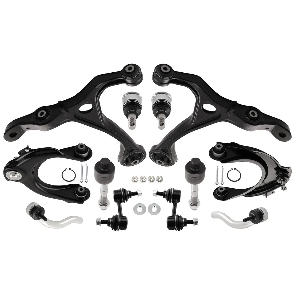 Set of 2 Front Upper Lower Control Arm Ball Joints for Honda Accord (2003–2007) & Acura TSX (2004–2008)
