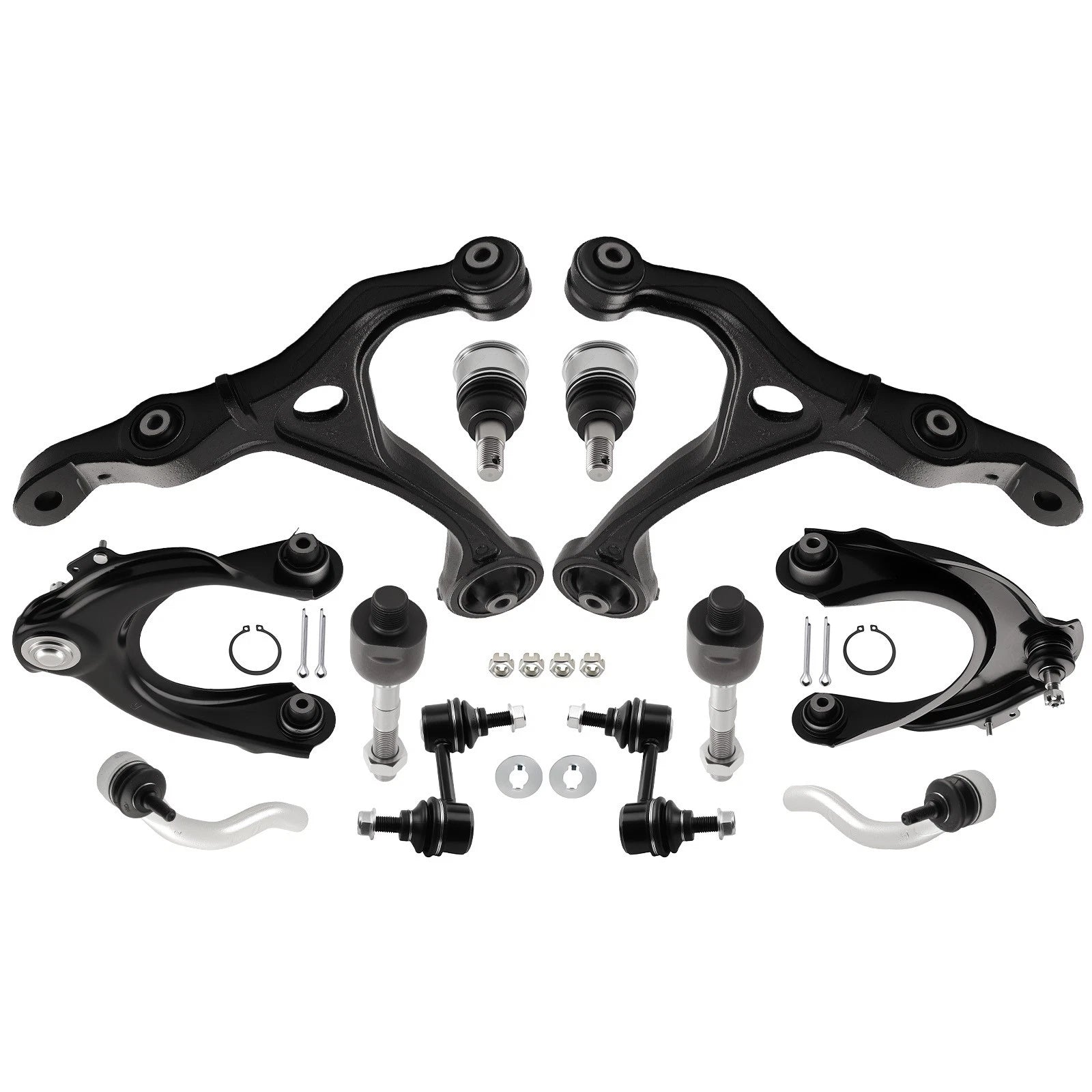 Set of 2 Front Upper Lower Control Arm Ball Joints for Honda Accord (2003–2007) & Acura TSX (2004–2008)
