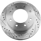 Brake Disc Set for Chevy Silverado 2500 HD (2011–2023) Cross-drilled Slotted