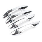 Set of 8 Silver Door Handle Cover Trims for Toyota Corolla (2014–2018)