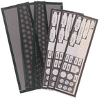 3PCS PVC Dust Filter for Desktop Motherboard I/O Back Plate Chassis