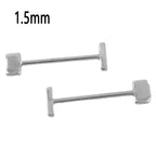 T-shaped Steel Needle Set of 2 (0.9mm, 1.5mm) Reusable