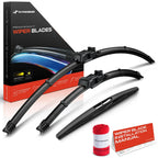 Set of 3 Windshield Wiper Blades for Chevy Sonic (2012–2020)