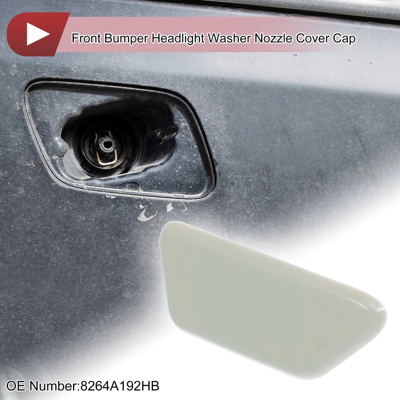 Front Right Washer Nozzle Cover Cap for Mitsubishi Outlander XL (2013–2015)