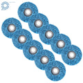Set of 10 Poly Strip Discs for Angle Grinder (4.5" x 7/8")