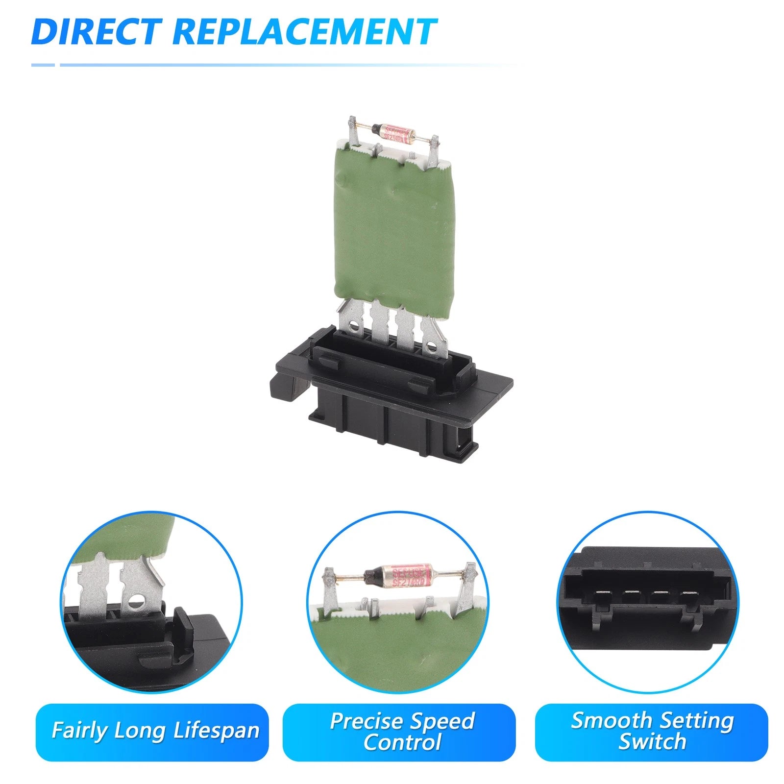 HVAC Blower Motor Resistor No.0018216760 for Mercedes-Benz Sprinter B901 (1995–2006)