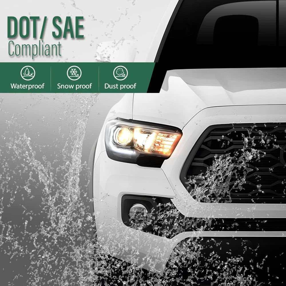 LED Projector Headlights for Toyota Tacoma (2016–2022)