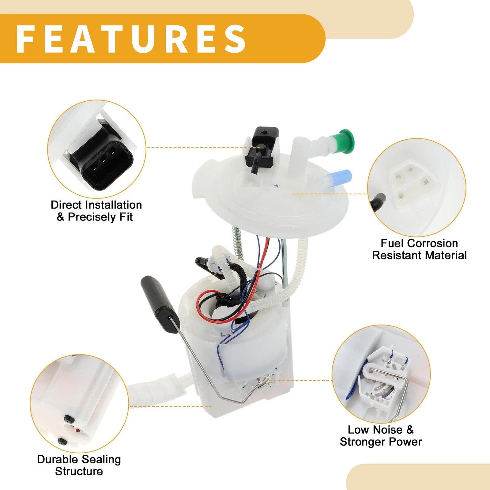 Fuel Pump Assembly for Kia Optima (2012–2015) & Hyundai Sonata (2011–2014) No. 311103Q600