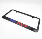 Metal License Plate Frame Black for Ford SVT Special Vehicle Team (2000–2004)