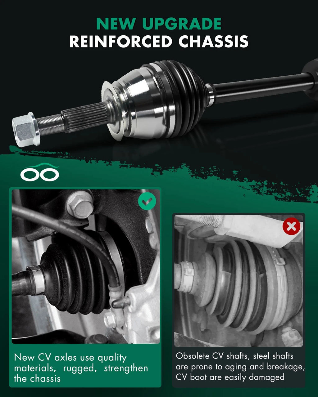 CV Axle for Infiniti G35 (2003–2007) & Nissan 350Z (2003–2009) Rear Left