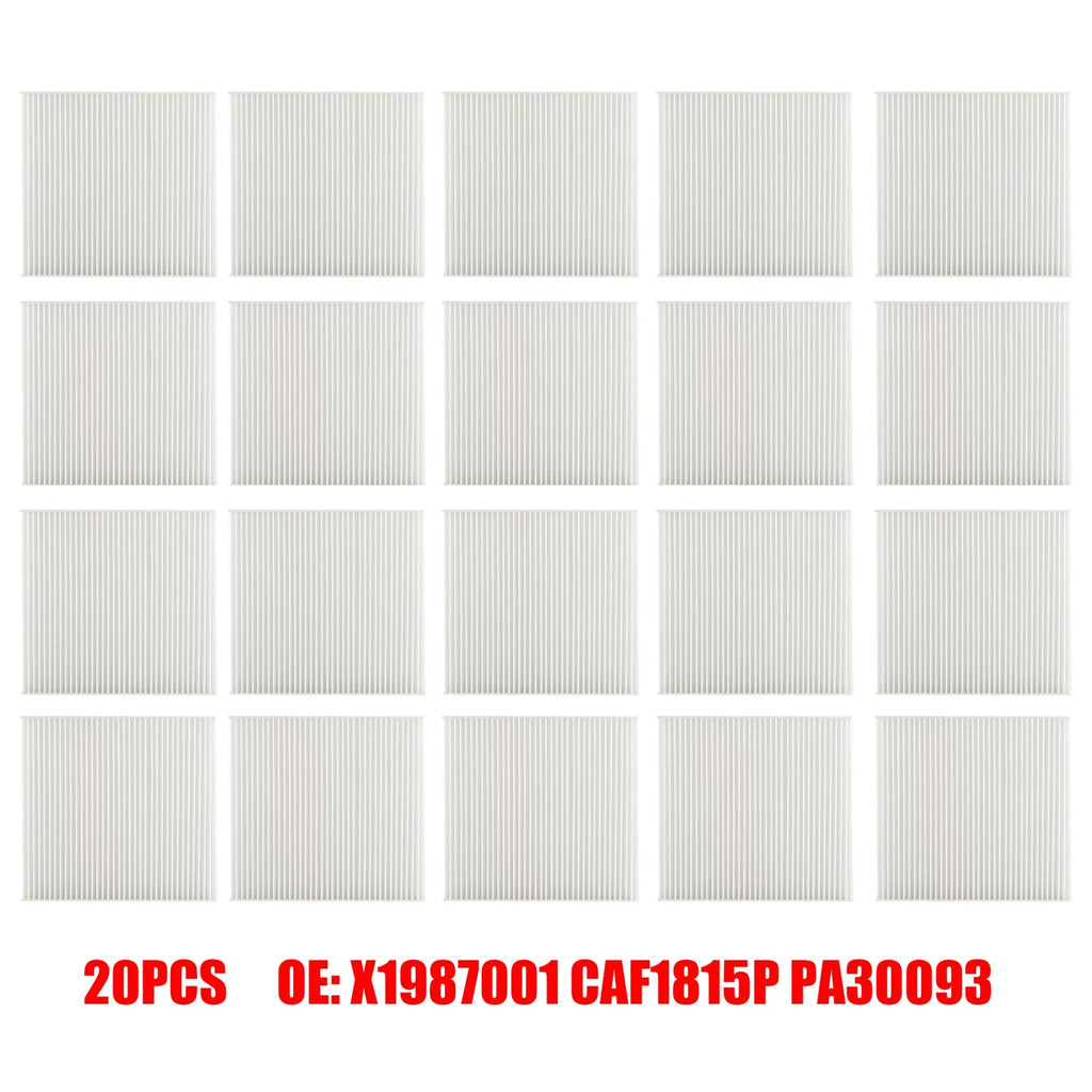 20pcs Cabin Air Filter for Kenworth Peterbilt (Replace X1987001 CAF1815P PA30093)