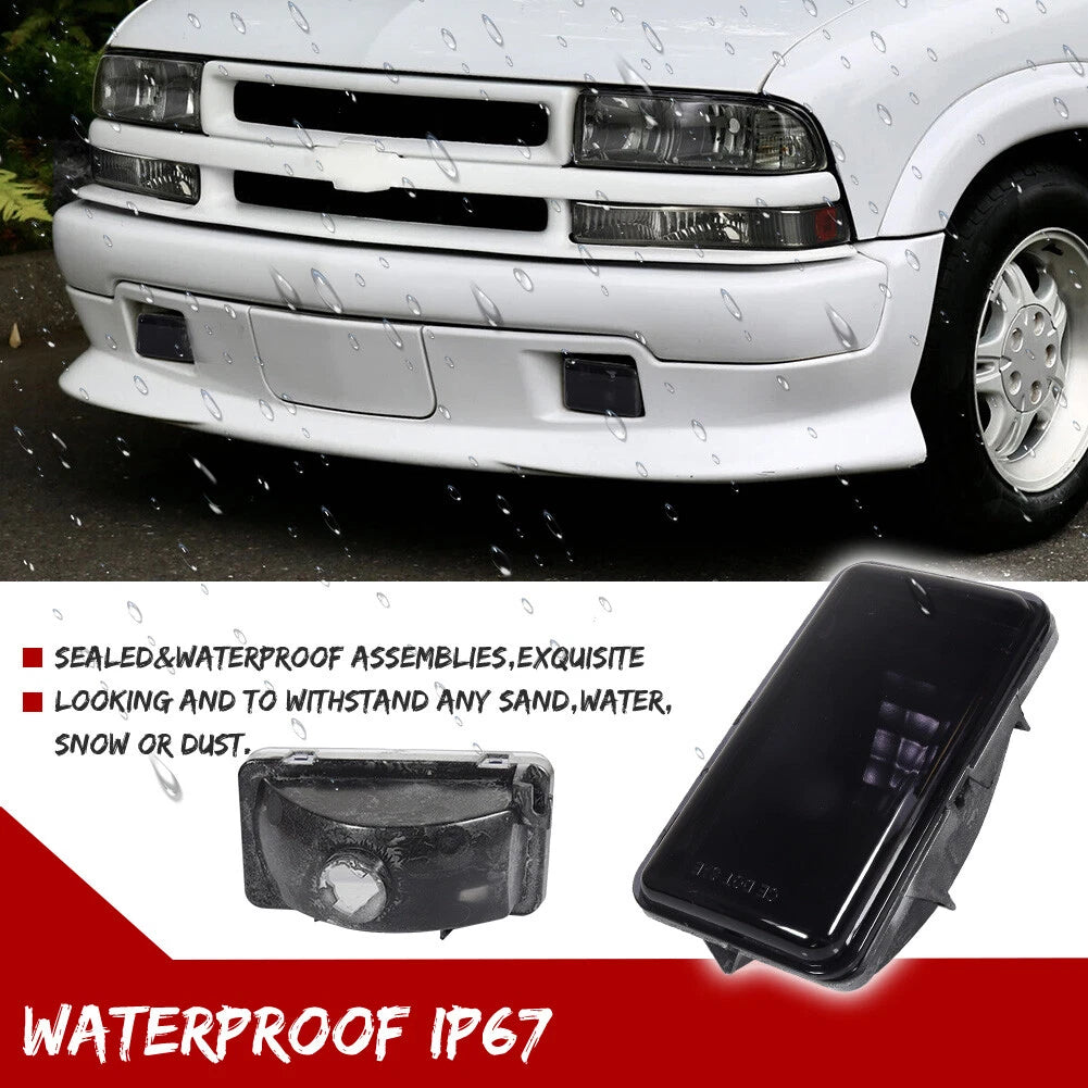 Fog Lights for Chevy S10/Blazer (1998–2004) - Smoked Lens Pair