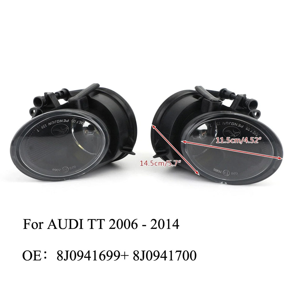 1 Pair Fog Driving Lights for Audi TT (2006–2014)