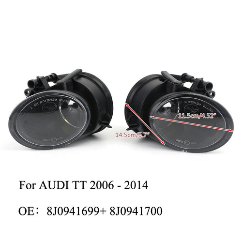 1 Pair Fog Driving Lights for Audi TT (2006–2014)