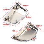 Black Side Battery Covers for Honda VT1100 Shadow ACE Aero Sabre (1999-2008)