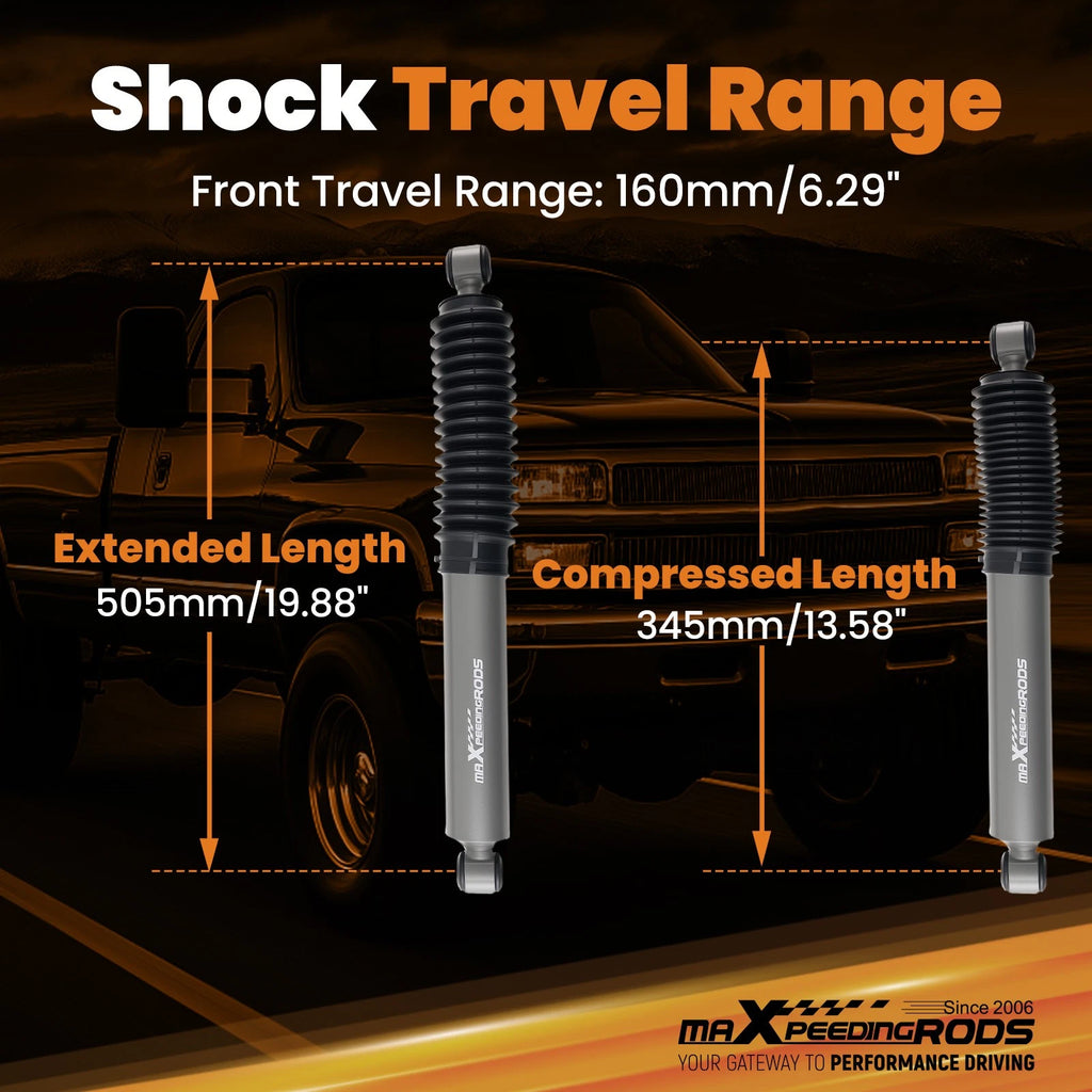 Front Lift Shock for Chevy Blazer 4WD (1992–1994) Hardened Piston Rod